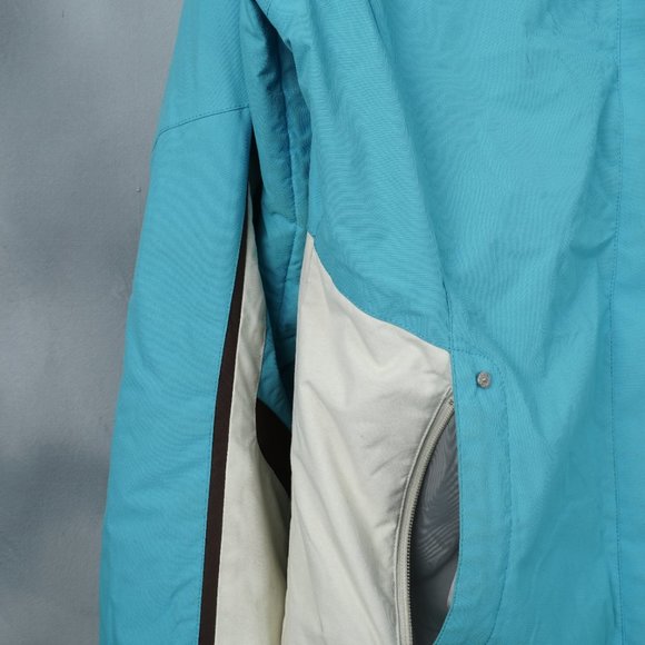 Descente Couture Blue and White Ski & Snow Jacket - Picture 10 of 16